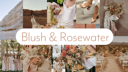 Blush & Rosewater Wedding Edit Blog Post Hero Image