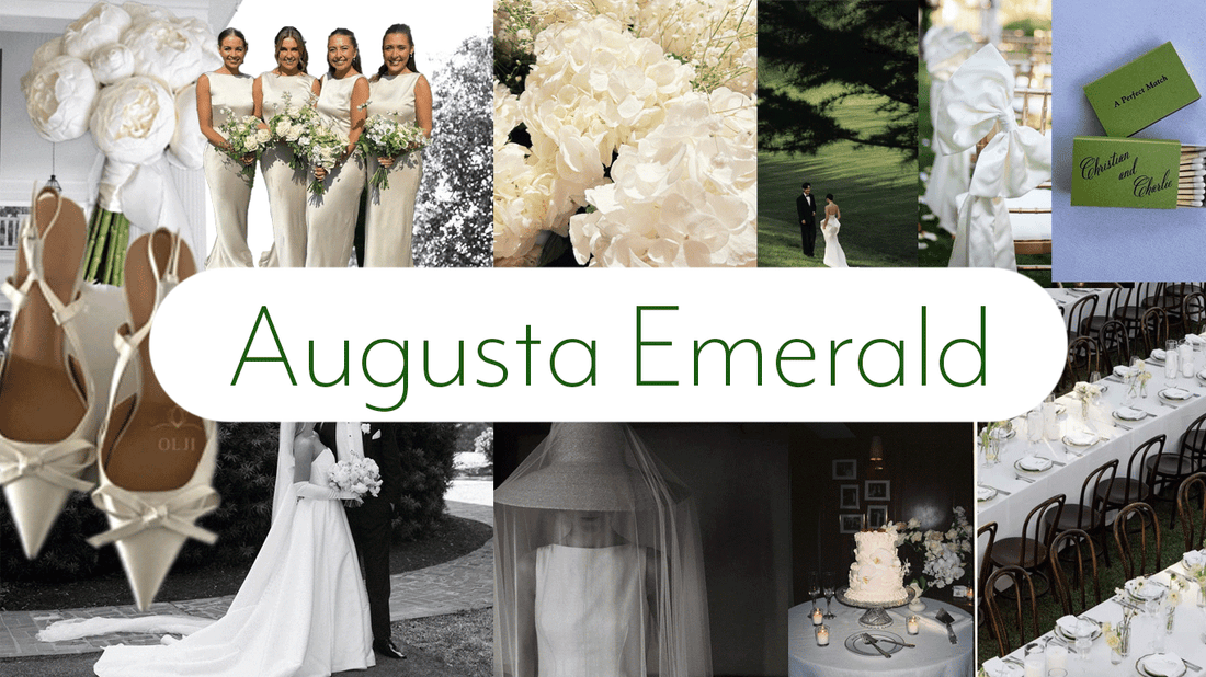 The Quiet Grandeur of Emerald: Introducing the 'Augusta Emerald' Wedding Edit