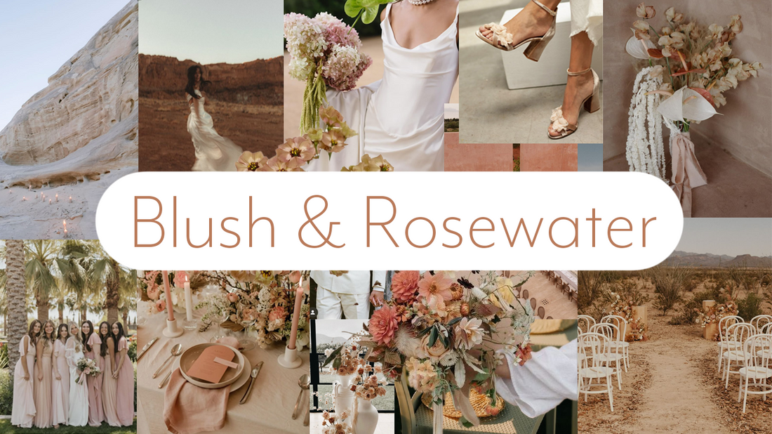 Blush & Rosewater Wedding Edit Blog Post Hero Image